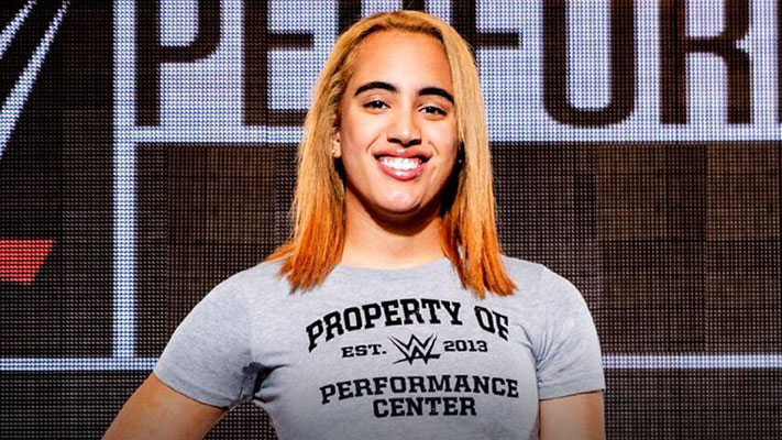 Simone Johnson Reports To The WWE Performance Center