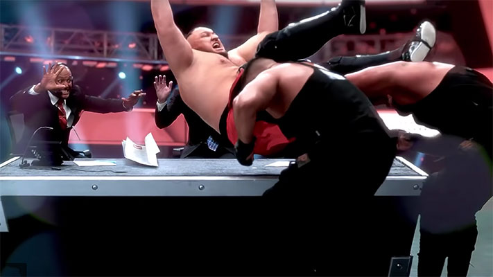 New WWE RAW Commercial Includes Samoa Joe’s Concussion Spot