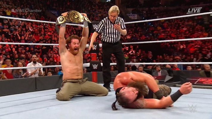 Sami Zayn Wins WWE Intercontinental Title At Elimination Chamber