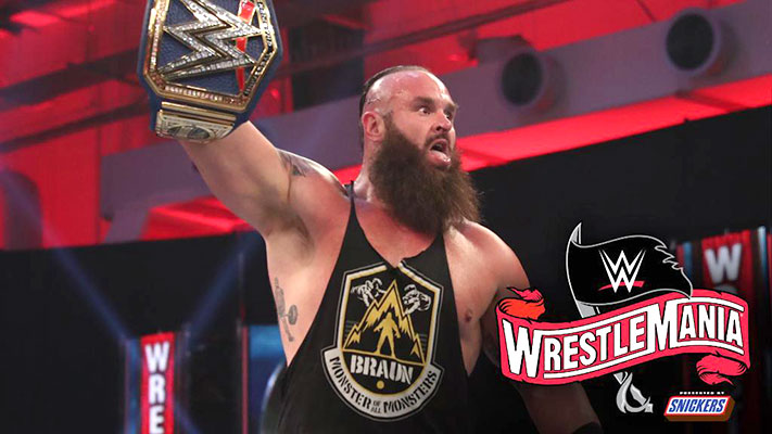 Braun Strowman Wins Universal Championship at WrestleMania