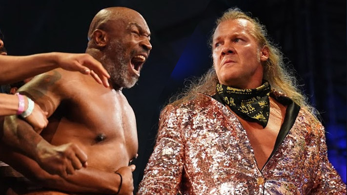 Mike Tyson Sends Message To Chris Jericho Backstage After Dynamite (Video)