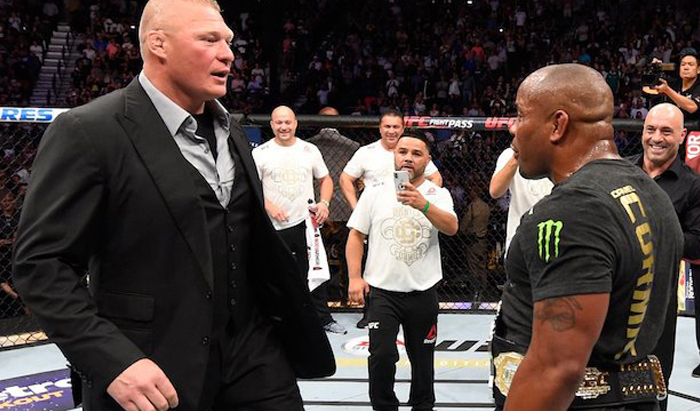 Daniel Cormier Wants A WrestleMania Match With Brock Lesnar