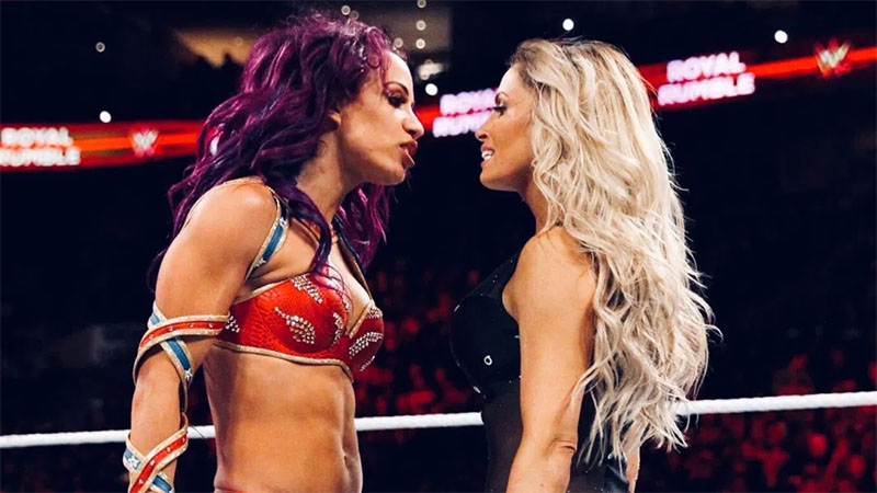 Sasha Banks Trish Stratus