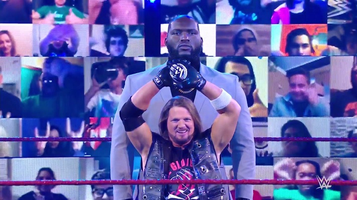 AJ Styles Gets New Bodyguard On Raw (Video)