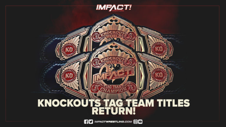 Knockouts Tag Team Championships Returning To Impact Wrestling