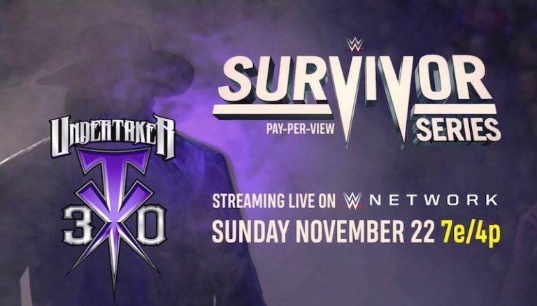 WWE To Honor 30 Years of The Undertaker At Survivor Series