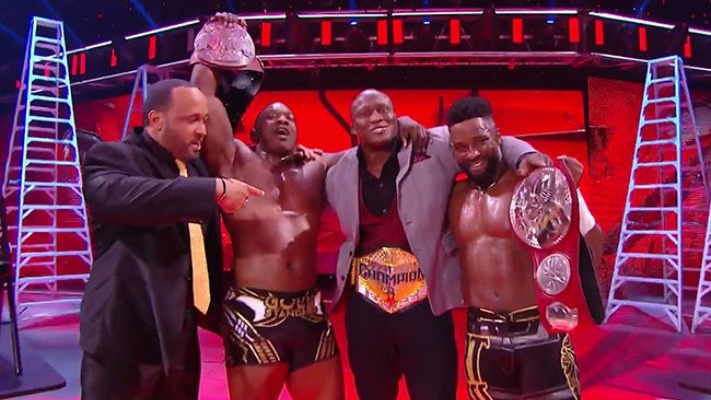 Hurt Business Wins RAW Tag Team Titles At WWE TLC