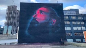 Brodie Lee Mural Created By Artist David Speed (Video)