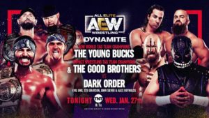 AEW Dynamite Results (1/27): Young Bucks & Good Brothers vs. Dark Order, Cody Responds To Shaq