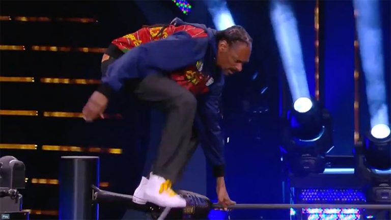 Snoop Dogg Dives Off The Top Rope At AEW Dynamite (Video)