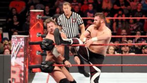 Sami Zayn Recalls Accidentally Hitting Two Hall of Famers With Helluva Kick