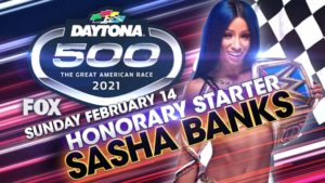 Sasha Banks Is Headed To NASCAR’s Daytona 500 On February 14th