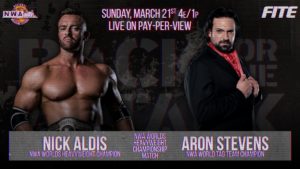 NWA Announces Nick Aldis vs Aron Stevens To Main Event “Back For The Attack”