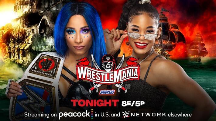 WWE WrestleMania Night 1 Results: Sasha Banks vs. Bianca Belair, New Champs, Bad Bunny