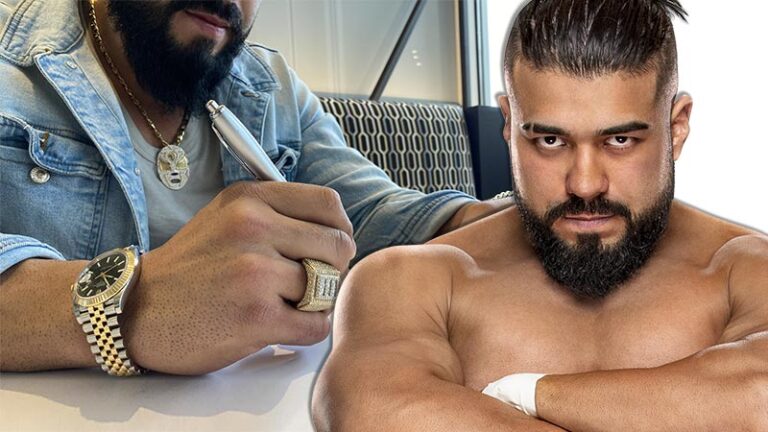 Andrade Posts Photo Of Himself Signing… Something