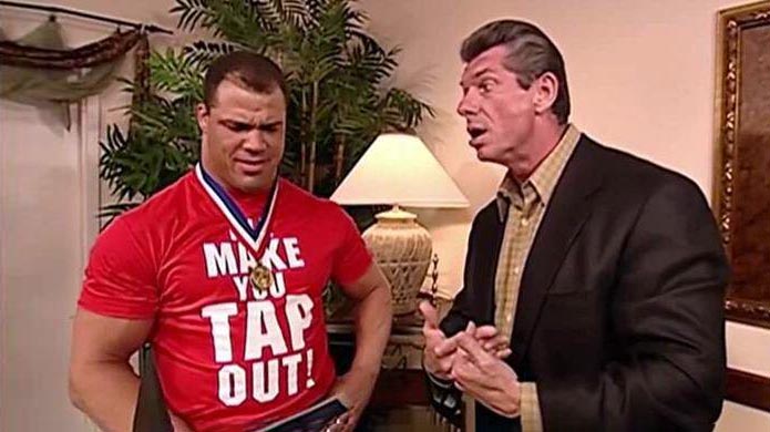 Kurt Angle Vince McMahon