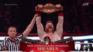 Sheamus Wins United States Title At WWE WrestleMania 37