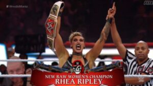 Rhea Ripley Wins WWE Raw Women’s Title At WrestleMania 37