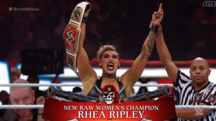 Rhea Ripley Wins WWE Raw Women’s Title At WrestleMania 37