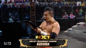 KUSHIDA Wins WWE NXT Cruiserweight Title