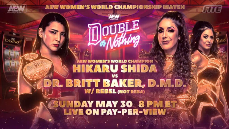 Britt Baker vs. Hikaru Shida Set For AEW Double Or Nothing