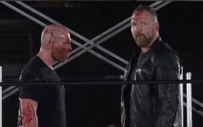 Jon Moxley Brawls with Nick Gage at GCW Draft Day