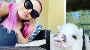 Alexa Bliss’ Pet Pig Larry-Steve Passes Away