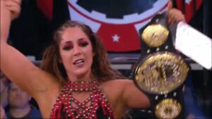 Britt Baker Wins AEW Women’s Title At Double Or Nothing