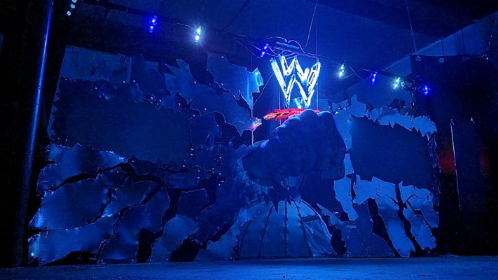 Video: Fan Builds WWE SmackDown Fist Stage Set In His Basement