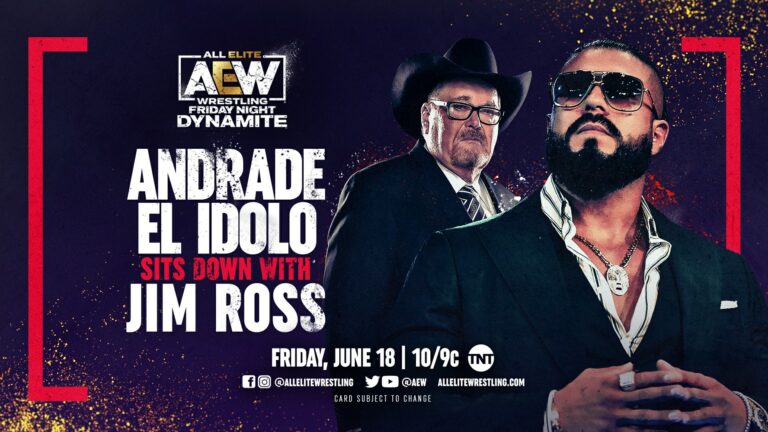 AEW Dynamite Results (6/18): Jim Ross Interviews Andrade El Idolo, MMA Rules Cage Fight