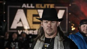 Chris Jericho Takes a Swing at Barricade Jumping AEW Fan