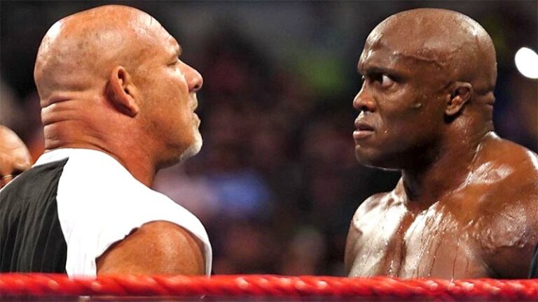 Goldberg Confronts Bobby Lashley On WWE Monday Night Raw