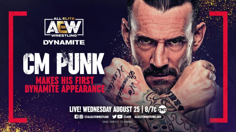 AEW Dynamite Results (8/25): CM Punk Appears, Jericho Puts In-Ring Career On The Line