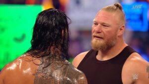 Brock Lesnar Returns At WWE SummerSlam, Confronts Roman Reigns