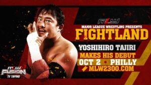 Tajiri To Debut at MLW Fightland On October 2nd From Philadelphia