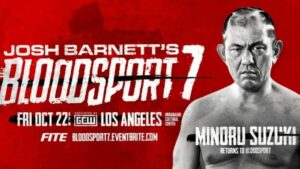 NJPW Legend Minoru Suzuki Booked For Bloodsport 7