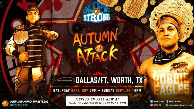 Robbie Eagles Set For NJPW Strong Autumn Attack