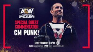 CM Punk Making His Way Back To The AEW Commentary Booth