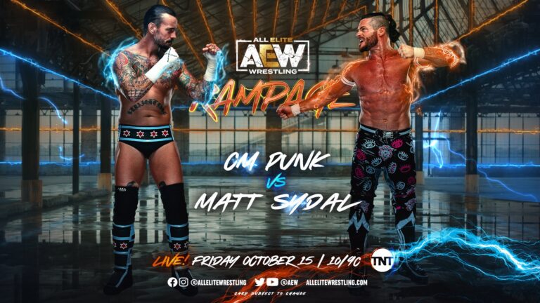 AEW Rampage Results (10/15): CM Punk vs. Matt Sydal, Junior Dos Santos & Jorge Masvidal