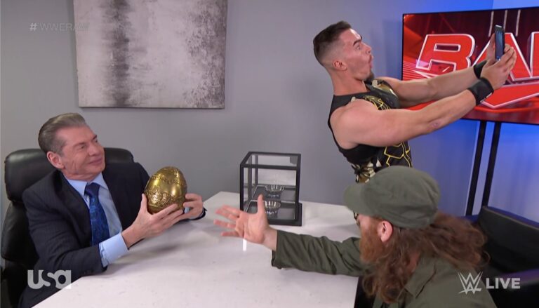 Austin Theory Revealed As The Thief Of Vince McMahon’s Golden Egg