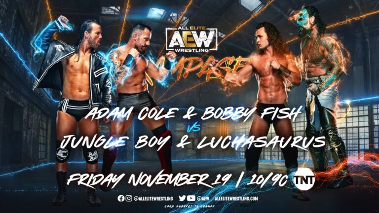 AEW Rampage Results (11/19): Jurassic Express vs. Cole & Fish, TBS Championship Tournament