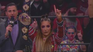 Britt Baker Keeps AEW Women’s Title In Full Gear Defense