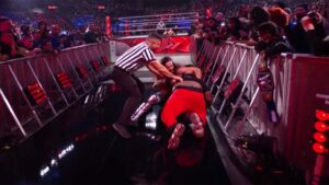 Watch: Seth Rollins Attacked By Fan On WWE Raw