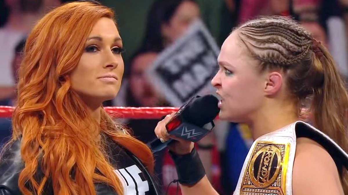 Becky Lynch Ronda Rousey