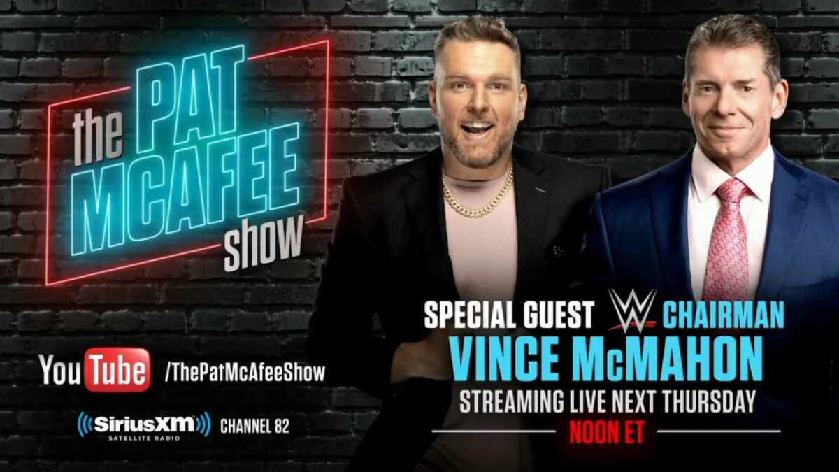 Vince McMahon vs Pat McAfee “Internally Scheduled” for WrestleMania 38