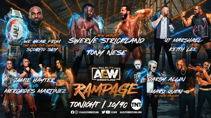 AEW Rampage Results (3/11): Swerve Strickland Debut, Keith Lee In Action, Matt & Jeff Hardy