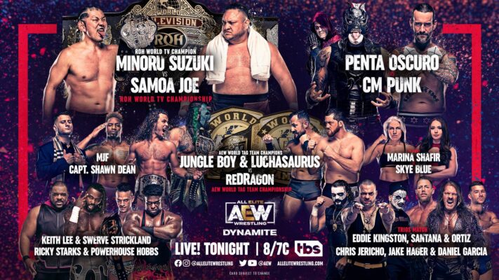 AEW Dynamite Results (4/13): Title Matches, CM Punk vs. Penta, Satnam Singh Debuts, Wardlow & MJF