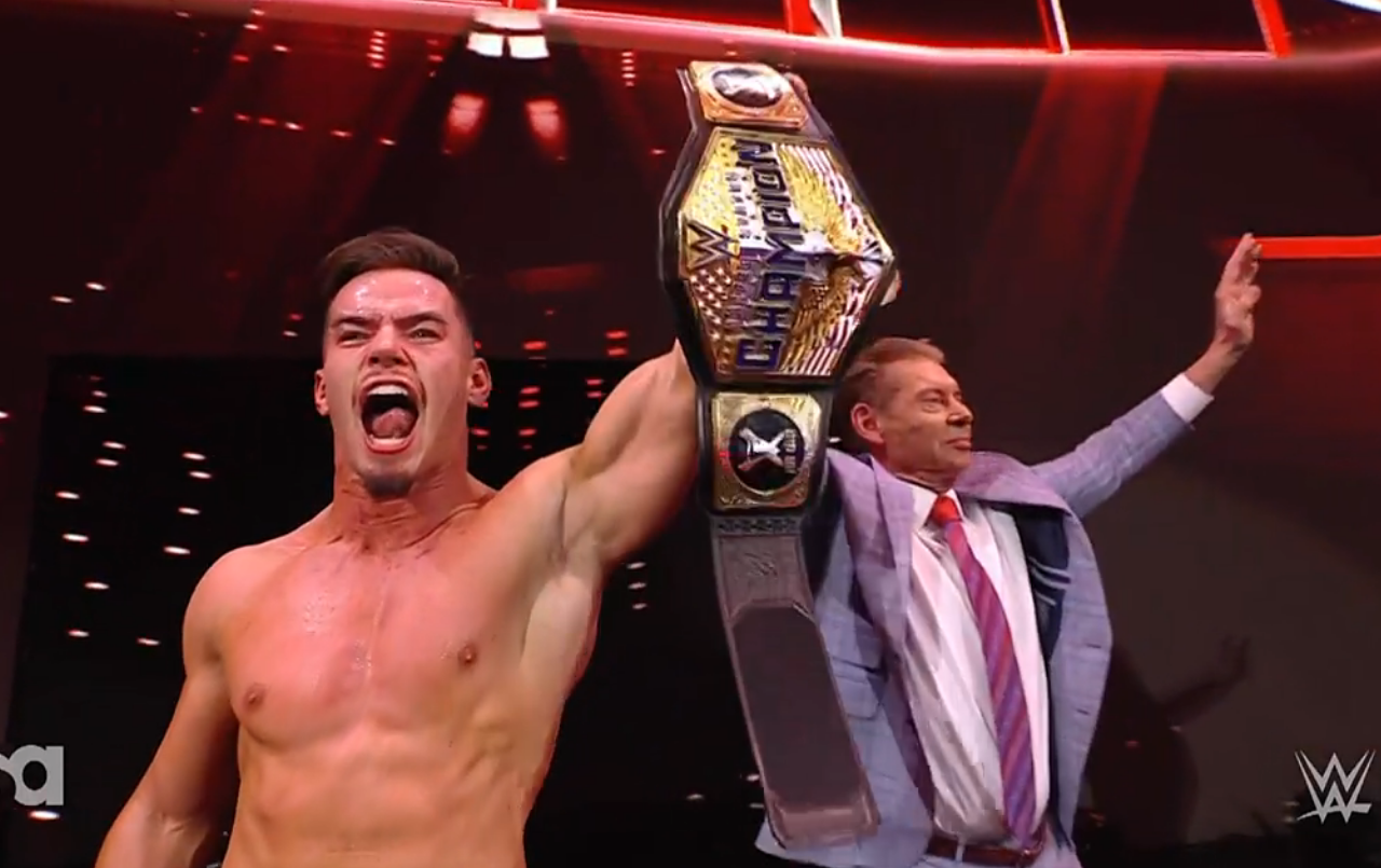 Austin Theory Wins WWE United States Title