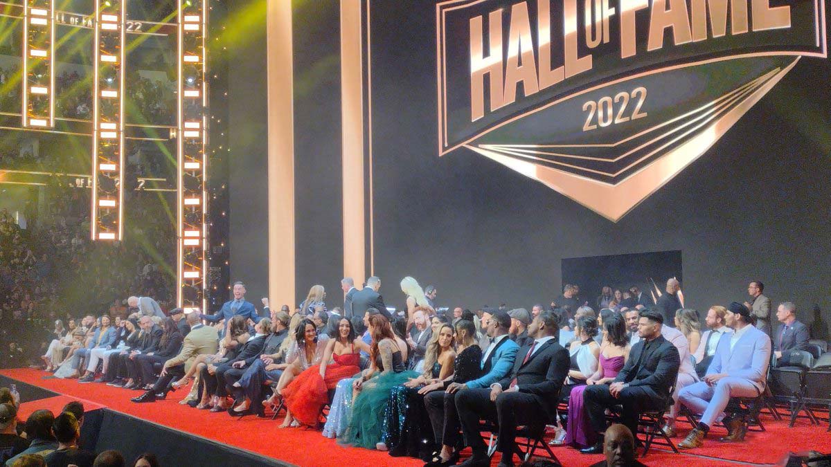 AEW Star Attends WWE Hall of Fame Ceremony Friday Night