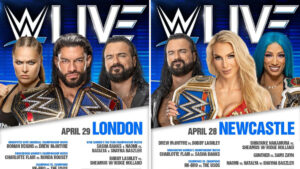 Match Cards for This Week’s WWE European Tour